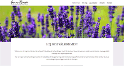 Desktop Screenshot of ann-renee.se